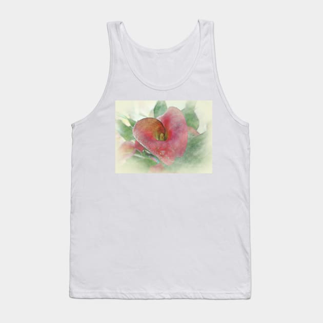 Lily Flower Tank Top by LuxPNSilva